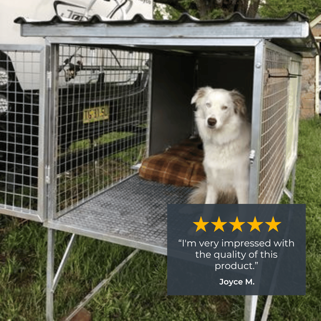 "Aussie Dog Kennels" Raised Dog Kennel - 3-Bay Add-on