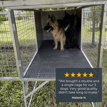 "Aussie Dog Kennels" Raised Dog Kennel - 3-Bay Add-on