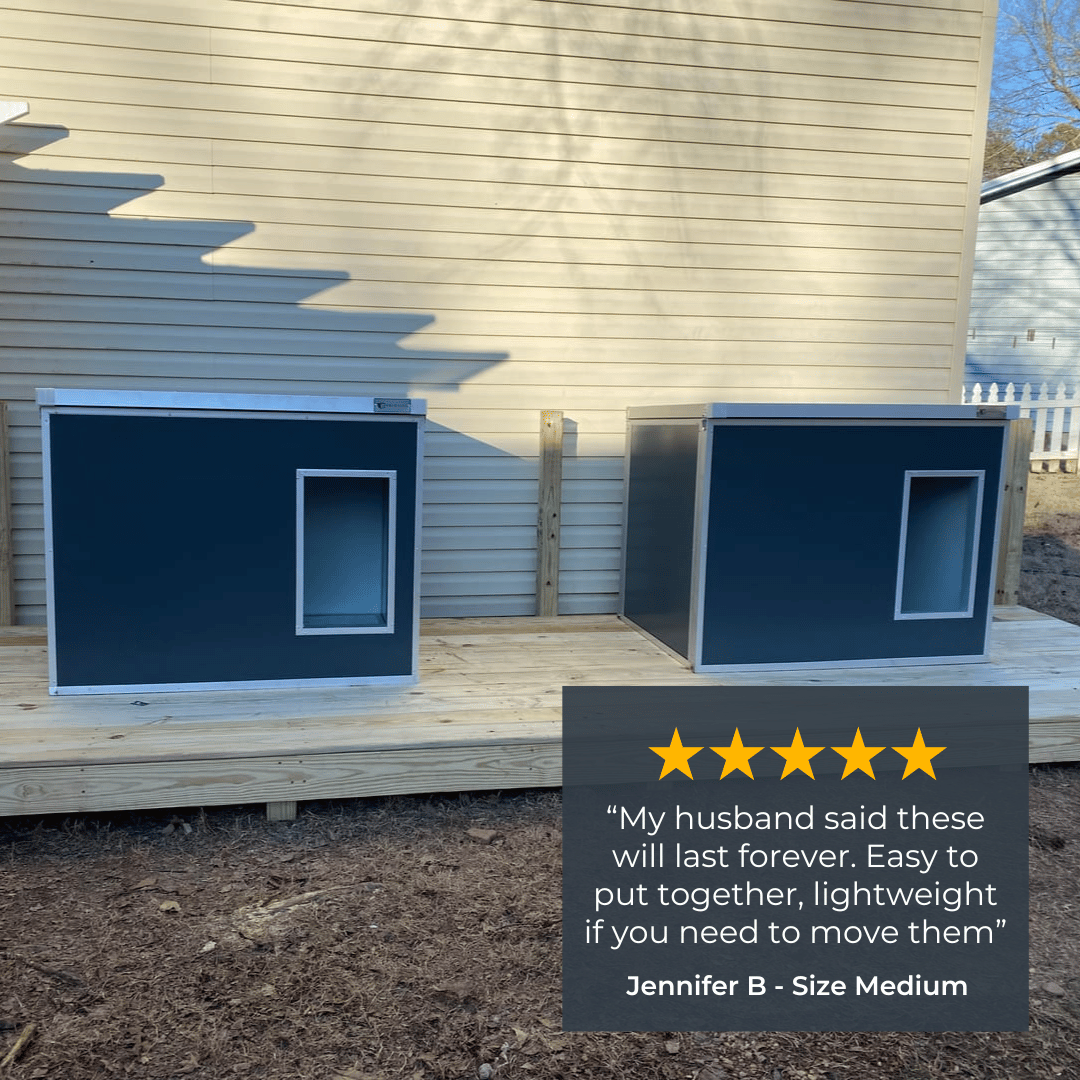 CozyCube Coldroom Panel Insulated Dog House/Kennel