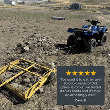 Scoop'N'Tow Manure Scooper / Paddock Field Cleaner + Trailer