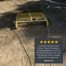 Scoop'N'Tow Manure Scooper / Paddock Field Cleaner + Trailer