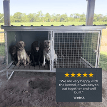 "Aussie Dog Kennels" Raised Dog Kennel - 3-Bay Add-on